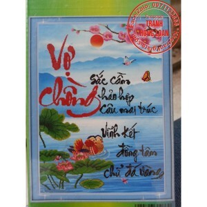 Tranh đính đá H1066 - Vợ chồng