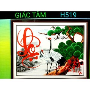 Tranh đính đá H519 - Lộc