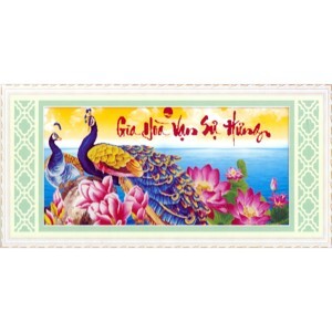 Tranh đính đá H943 - Gia hòa vạn sự hưng
