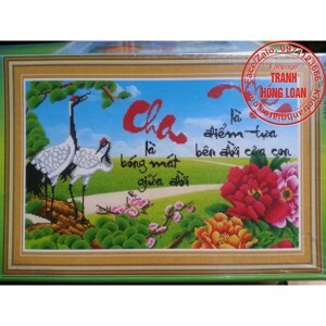 Tranh đính đá H951 - Cha mẹ