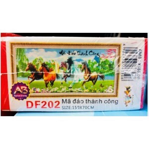 Tranh đính đá mã đáo thành công DF202