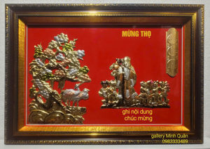 Tranh đồng mừng thọ Ông M14