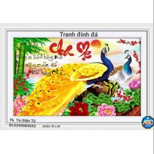 Tranh gắn đá DZ-284 - 93x60