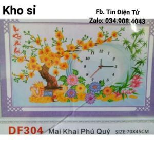 Tranh gắn đá DZ-304 - 70x45