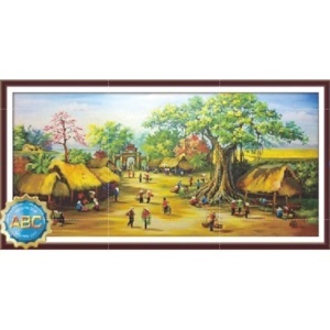 Tranh thêu chữ thập cây tình yêu DLH-Y8158