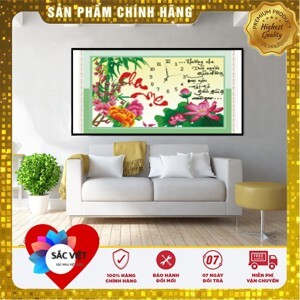 tranh thêu chữ thập cha mẹ - DLH-222818