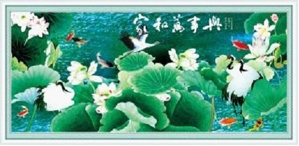 Tranh thêu chữ thập Niên niên dư thừa YA311