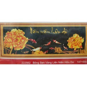 Tranh thêu niên niên hữu dư - DLH-222562