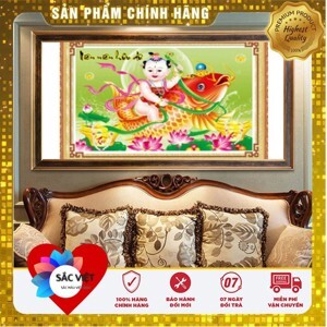 Tranh thêu niên niên hữu dư DLH-222847