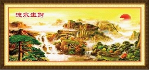 Tranh thêu phong cảnh thiên nhiên kỳ vỹ DLH-YA229