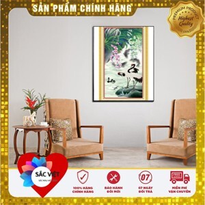 Tranh thêu tứ quý - DLH-222843