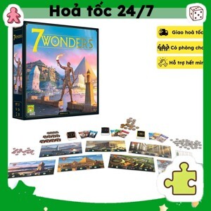 Trò chơi 7 Wonders Board game - Xây dựng 7 kỳ quan
