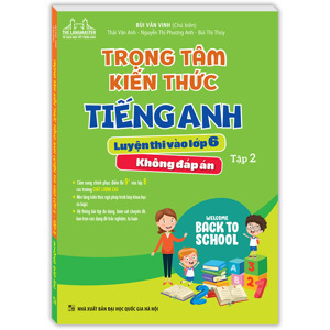 Trọng Tâm Kiến Thức Tiếng Anh Lớp 6 -Tập 2