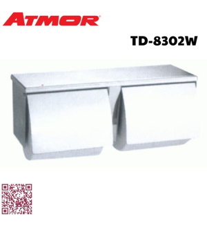 Trục giấy vệ sinh đôi Atmor TD-8302W
