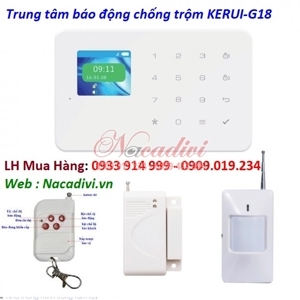 Trung tâm báo động chống trộm bằng sim điện thoại KERUI-G18