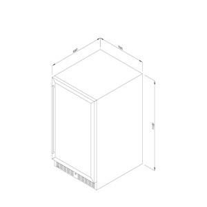 Tủ rượu Malloca MWC-89S