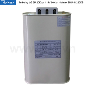 Tụ bù dầu Nuintek ENU-41220KS 20kVAr 3 Pha 415V