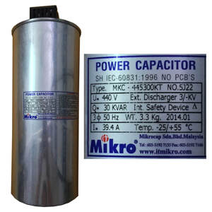 Tụ bù Mikro MKC-445300KT 30kVAr 3 Pha 440V