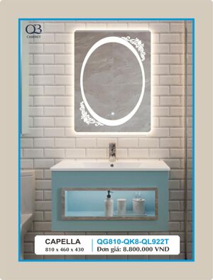 Tủ chậu lavabo cappella QG810-QK8-QL922T