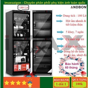 Tủ chống ẩm Andbon AD-180S - 180 lít