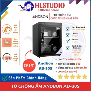 Tủ chống ẩm Andbon AD-30S - 30 lít