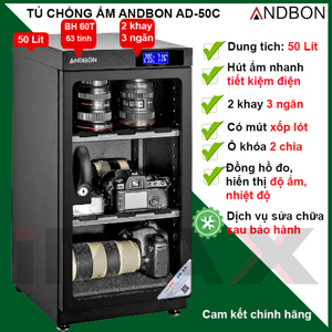 Tủ chống ẩm Andbon AD-50C - 50 lít