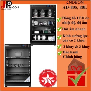 Tủ chống ẩm Andbon AD-80S - 80 lít