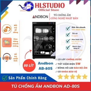 Tủ chống ẩm Andbon AD-80S - 80 lít