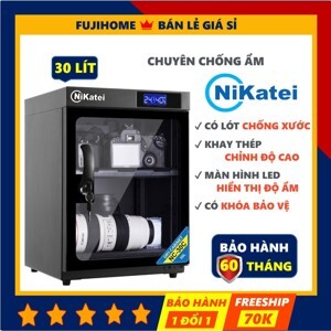 Tủ chống ẩm Nikatei NC-30S (NC30S) 30 lít