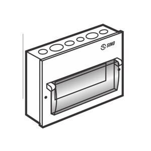 Tủ điện kim loại chứa 13 MCB Sino EM13PL