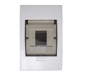 Tủ điện mặt nhựa đế kim loại Nanoco NDP104