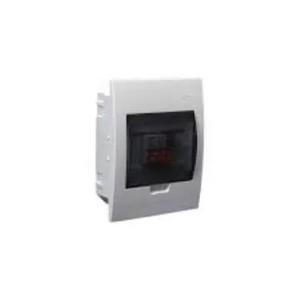 Tủ điện mặt nhựa, đế sắt chứa 3-6 module - E4FC 3/6L