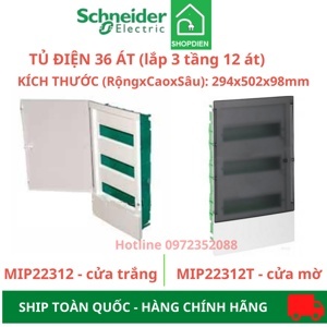 Tủ điện Schneider âm tường MIP22312T