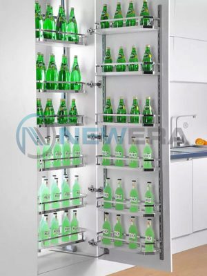 Tủ đồ khô NewEra 6 tầng với 12 rổ nan inox 304