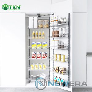 Tủ đồ khô NewEra 6 tầng với 12 rổ inox hộp 304