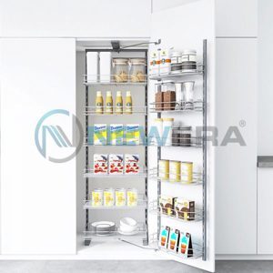 Tủ đồ khô NewEra 6 tầng với 12 rổ inox hộp 304