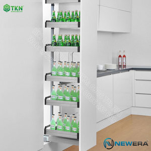 Tủ đồ khô NewEra 6 tầng với 6 rổ inox hộp 304