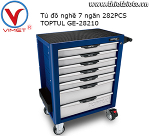 Tủ đồ nghề Toptul GE-28210, 7 ngăn 282 chi tiết