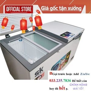 Tủ đông Sumikura inverter 2 ngăn 500 lít SKF-500.DI