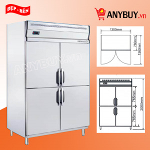 Tủ đông Berjaya 4 cánh 1103 lít BS4DUF/C