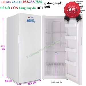 Tủ đông Alaska 1 cánh 390 lít IF-390N