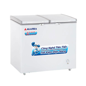 Tủ đông Alaska inverter 2 ngăn 250 lít BCD3068N