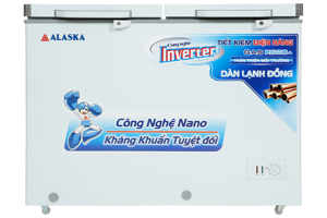 Tủ đông Alaska Inverter 2 ngăn 350 lít BCD-3568CI