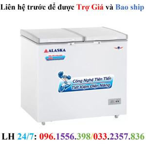 Tủ đông Alaska inverter 2 ngăn 550 lít BCD5567N