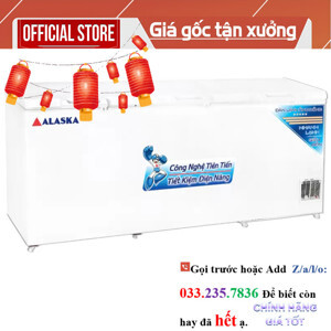 Tủ đông Alaska 1 ngăn 1400 lít HB-1400C