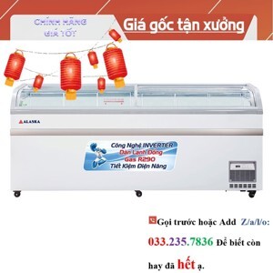 Tủ đông Alaska Inverter 1 ngăn 550 lít KC-550CI