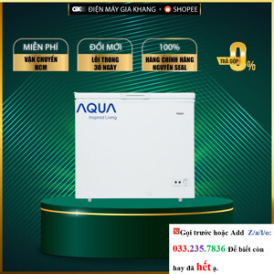 Tủ đông Aqua 1 ngăn 203 lít AQF-C3001S