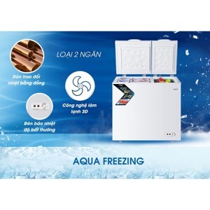 Tủ đông Aqua 2 ngăn 211 lít AQF-C3102S