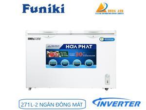 Tủ đông Funiki - Hòa Phát inverter 2 ngăn 270 lít HCFI-656S2Đ2