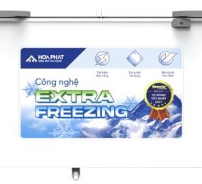 Tủ đông Hòa Phát 2 cánh 783 lít AD6783.1